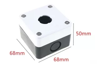 BX1-22 Hộp 1 Nút Điều Khiển 22mm Màu Trắng